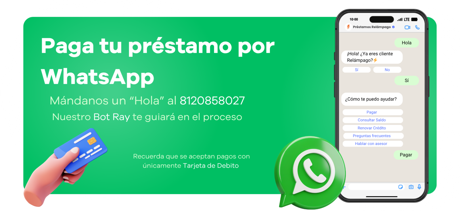 Pago por whatsapp